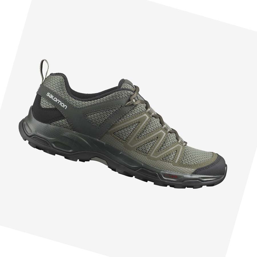 Tenis Senderismo Salomon PATHFINDER Hombre Verde Oliva | MX 3620SGL